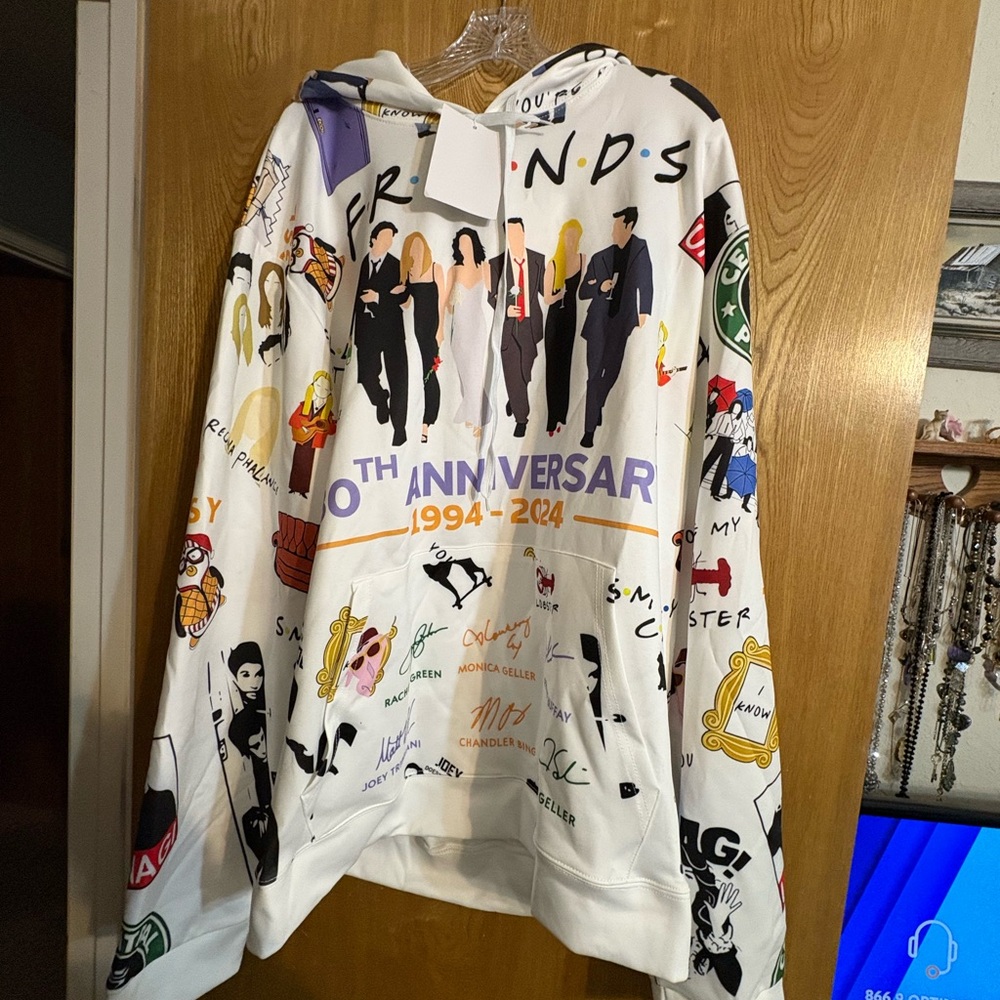 Friends 30th Anniversary Graphic Hoodie